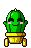 A gif of a Cactus
          Character from the video game Top Shop