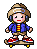 A gif of a Skater
          Character from the video game Top Shop